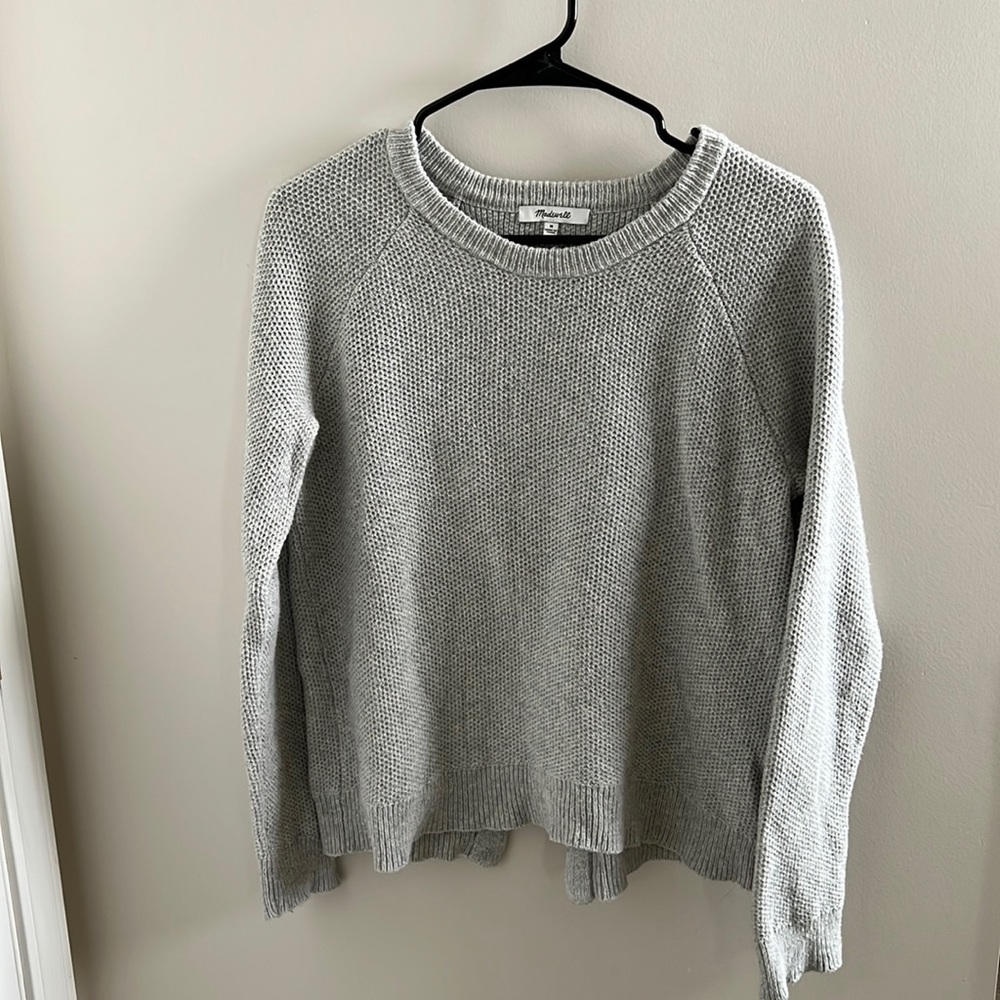Madewell Split back sweater